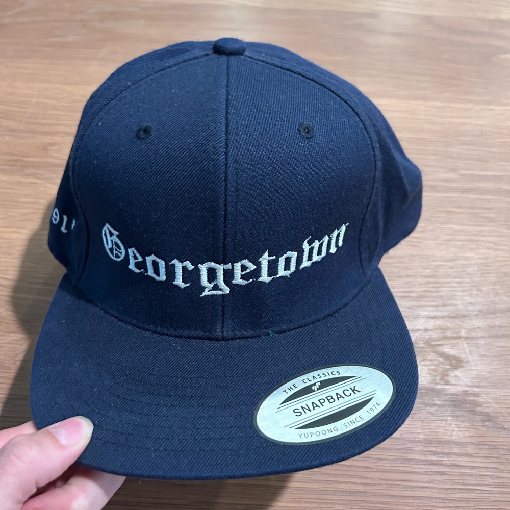 Lids Georgetown Navy Snapback Hat
